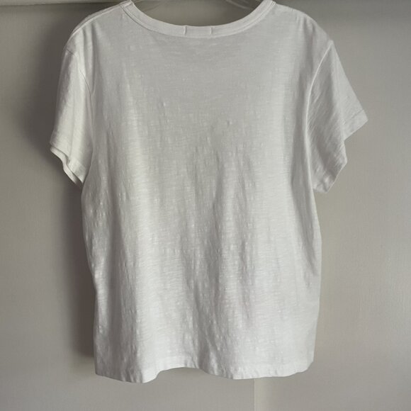 Cath Kidston London Pop Art Dog Print Top Size L White Cotton Short Sleeve Tee - Picture 9 of 15